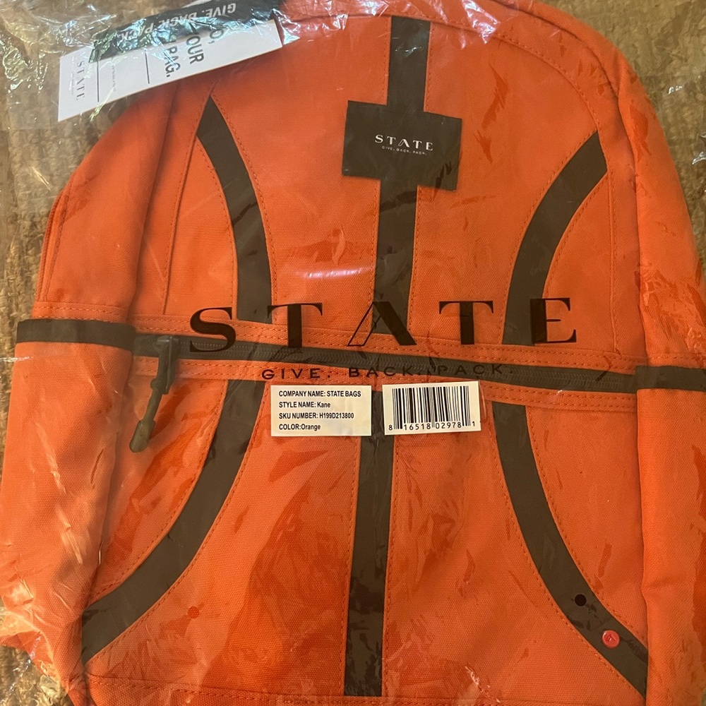 STATE Vibrant Orange Backpack